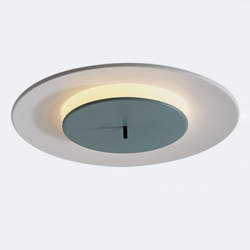 Double Rings Ceiling Flush Mount Lights Modern Acrylic 1 Light Ceiling Lamp