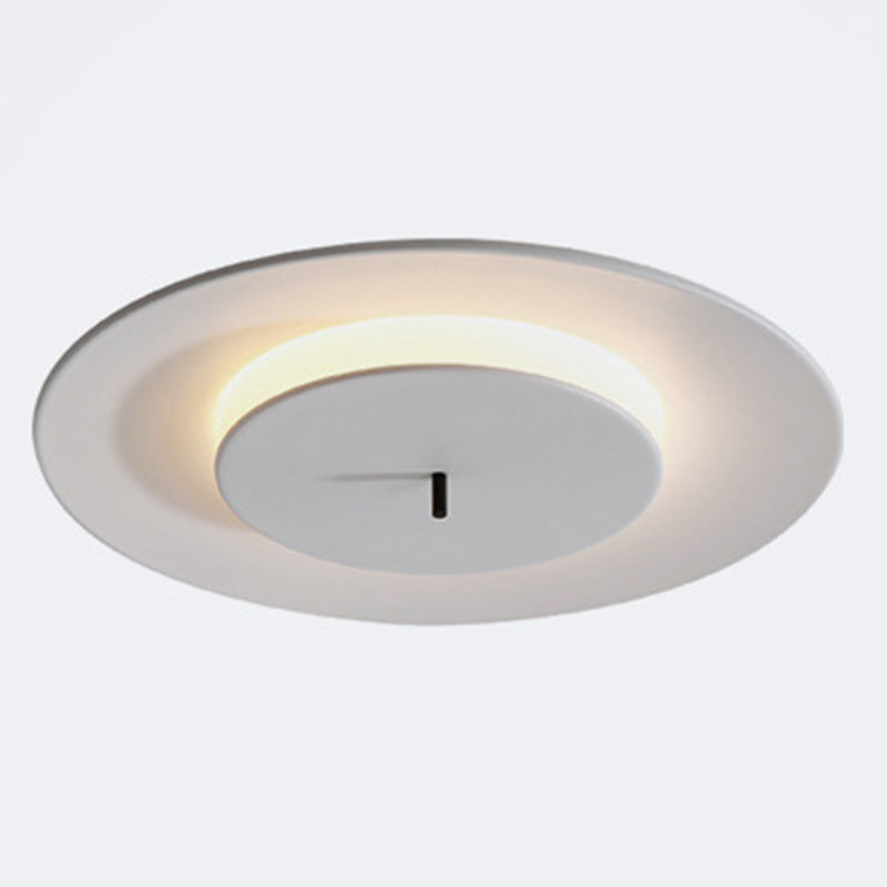 Double Rings Ceiling Flush Mount Lights Modern Acrylic 1 Light Ceiling Lamp