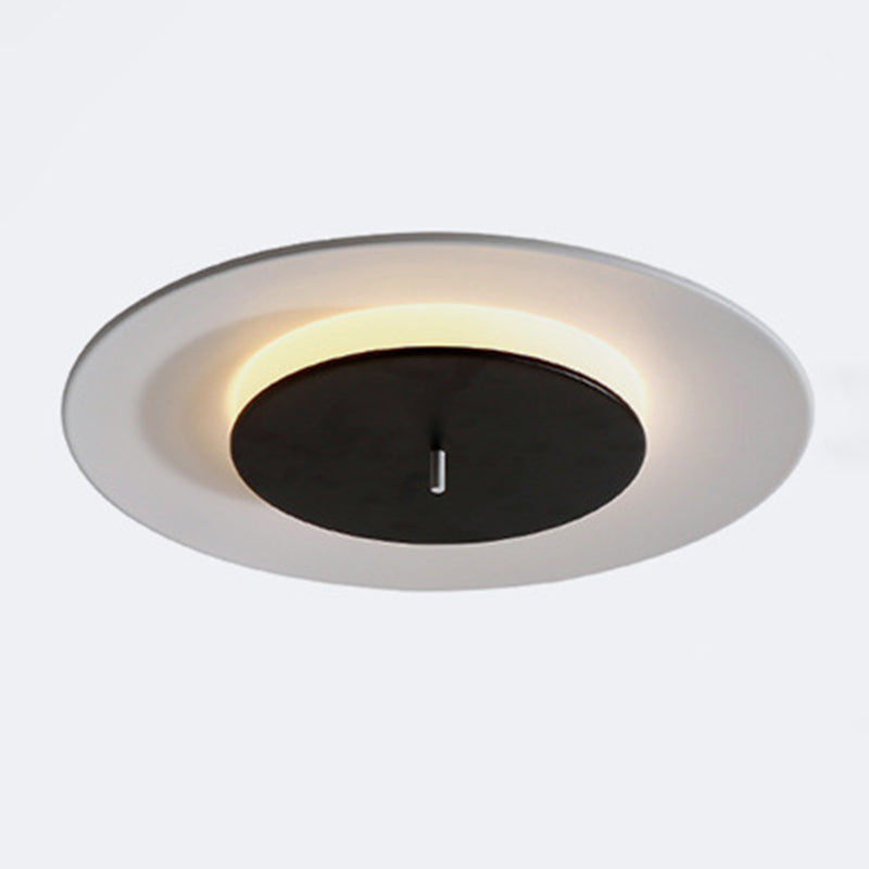 Double Rings Ceiling Flush Mount Lights Modern Acrylic 1 Light Ceiling Lamp
