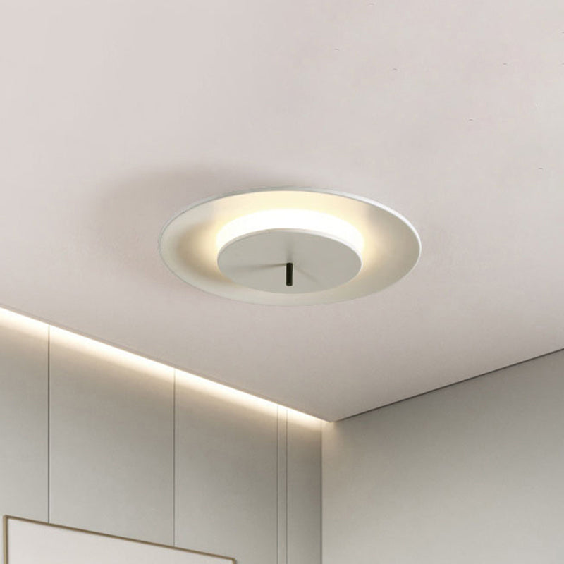 Double Rings Ceiling Flush Mount Lights Modern Acrylic 1 Light Ceiling Lamp