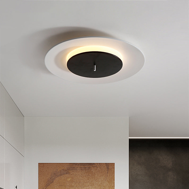Double Rings Ceiling Flush Mount Lights Modern Acrylic 1 Light Ceiling Lamp