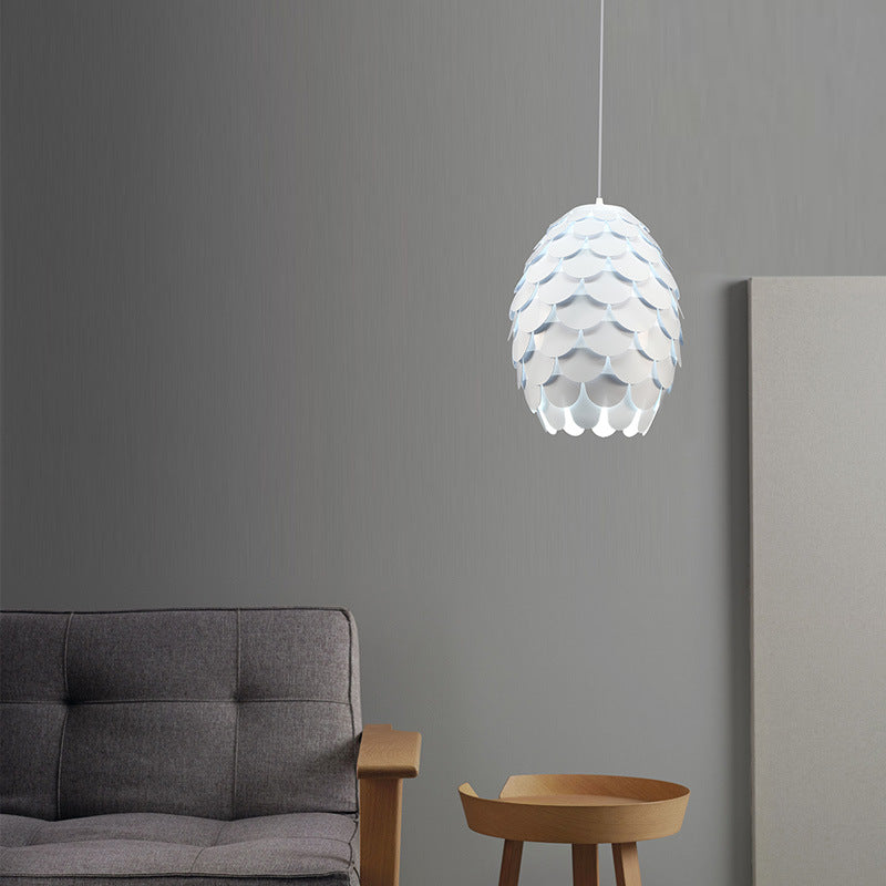 Pinecone plafondophanging lamp Moderne stijl Acryl Witte hanglamp Lamp