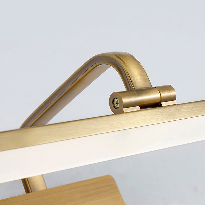 Luce da parete a LED LED lineare impermeabile Minimalismo moderno Minimità Brass Vanity Luce neutra per camerino