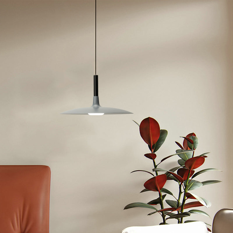 Untertasse Nordic Style Pendelleuchte Lampe Metall 1 Glühbirne Esszimmer Deckenhängung Licht