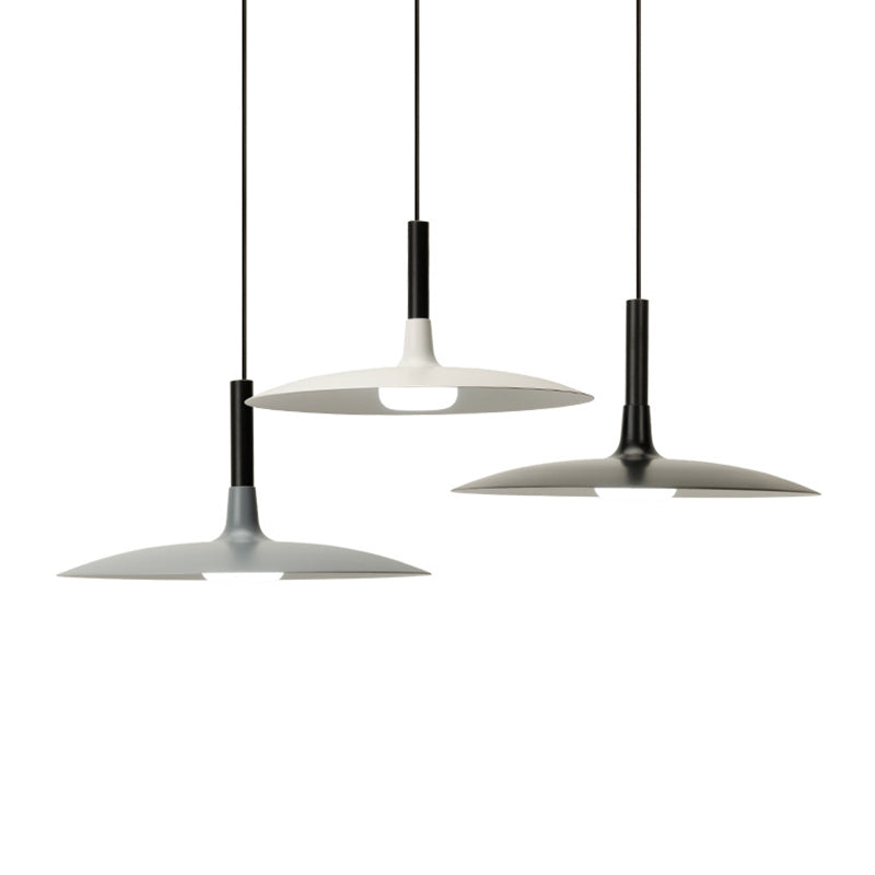 Untertasse Nordic Style Pendelleuchte Lampe Metall 1 Glühbirne Esszimmer Deckenhängung Licht