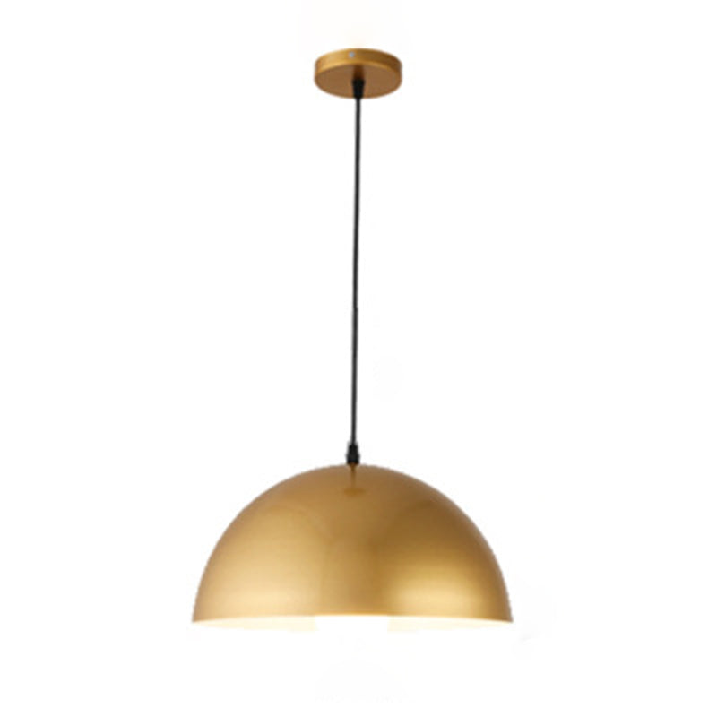 1 Light Geometric Hanging Ceiling Lights Industrial Style Metal Pendant Light Fixtures for Restaurant