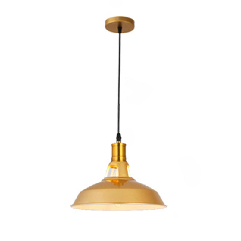 1 Luci a soffitto sospesa geometrica leggera in stile industriale a sospensione in metallo per il ristorante