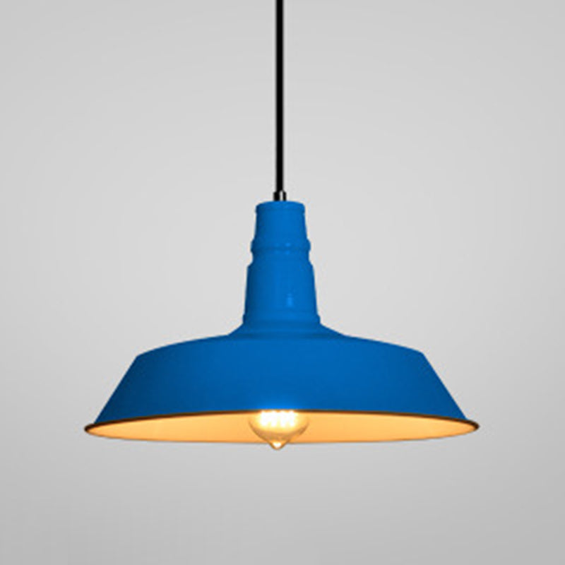 1 Light Barn Hanging Pendant Lights Industrial Style Metal Pendant Ceiling Lights