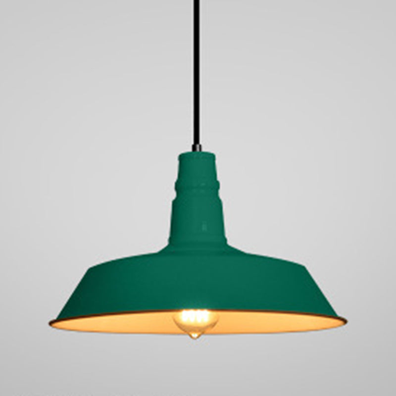 1 Light Barn Hanging Pendant Lights Industrial Style Metal Pendant Ceiling Lights