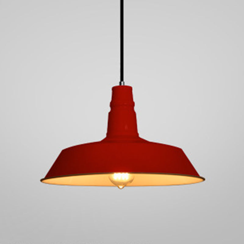 1 Light Barn Hanging Pendant Lights Industrial Style Metal Pendant Ceiling Lights