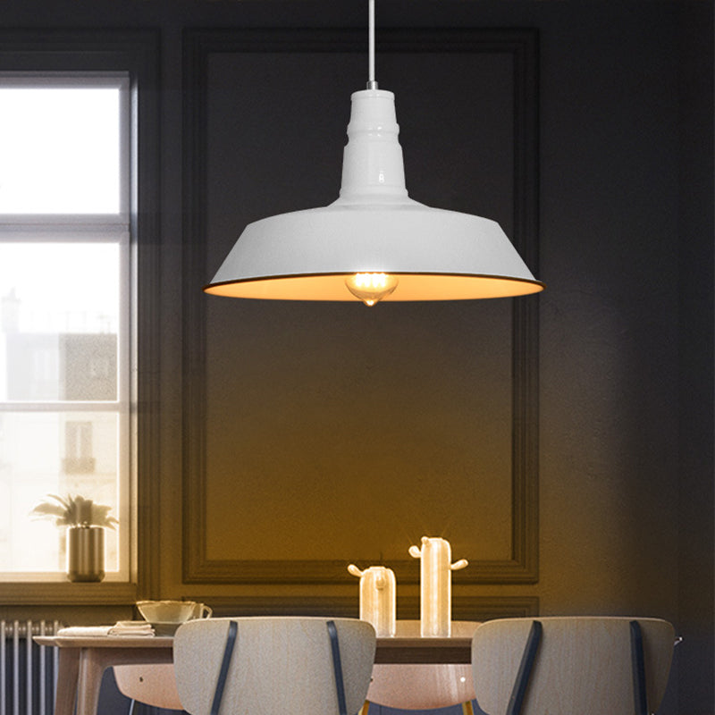1 Luci a sospensione appesa al fienile in stile industriale a soffitto in metallo a sospensione in metallo