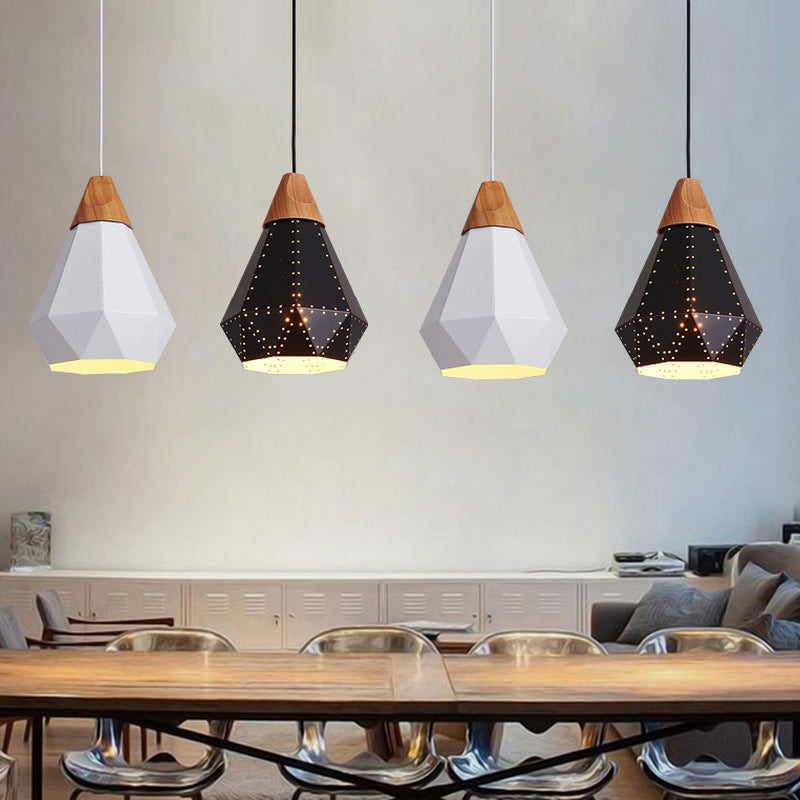 Modern Geometric Pendant Light Metal 1 Light Pendant