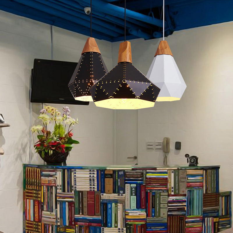 Modern Geometric Pendant Light Metal 1 Light Pendant