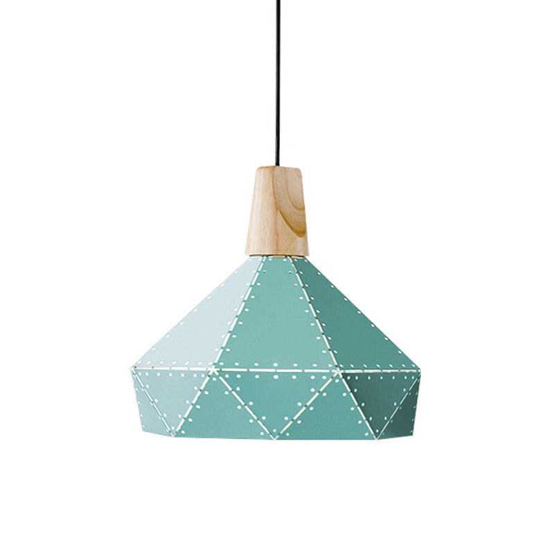 Modern Geometric Pendant Light Metal 1 Light Pendant