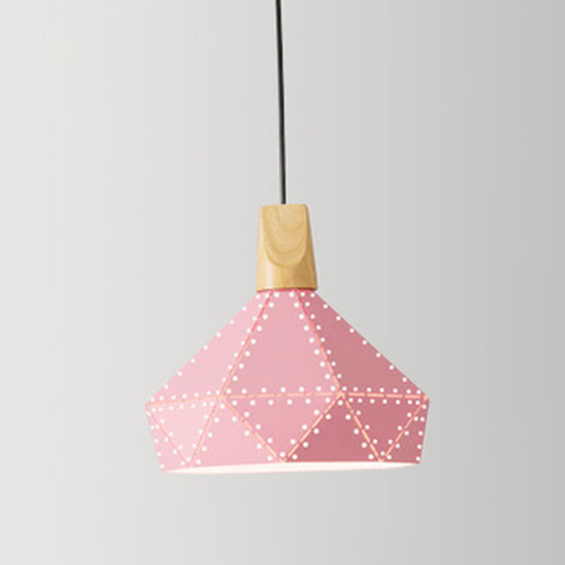 Modern Geometric Pendant Light Metal 1 Light Pendant