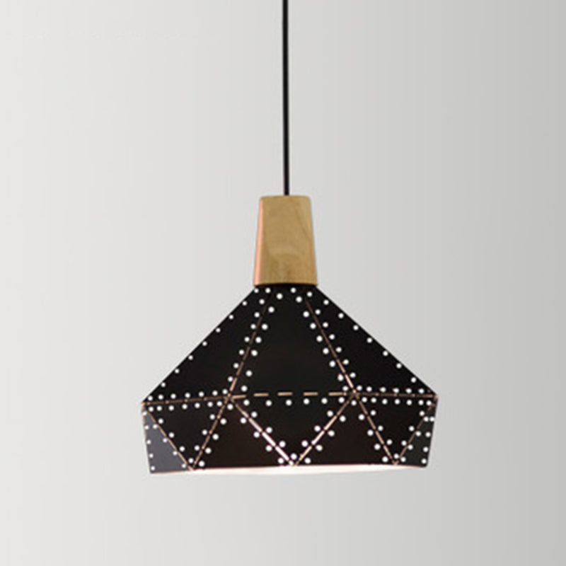Modern Geometric Pendant Light Metal 1 Light Pendant