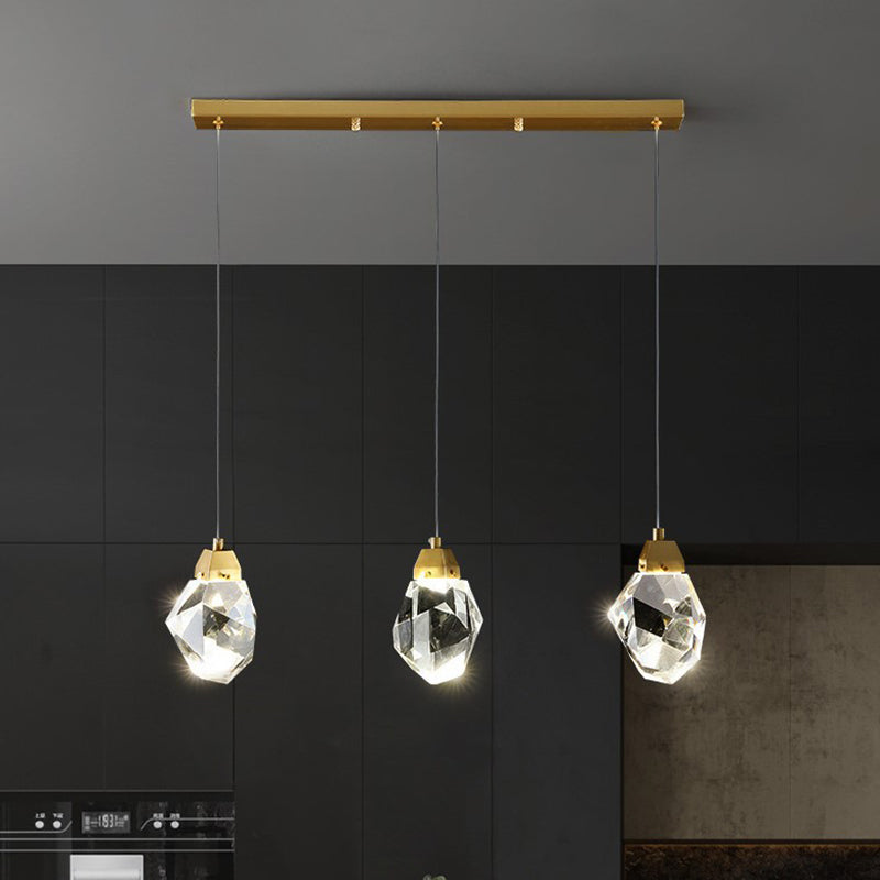 Modern Geometric Pendant Lighting Fixtures Crystal Pendant Lamp