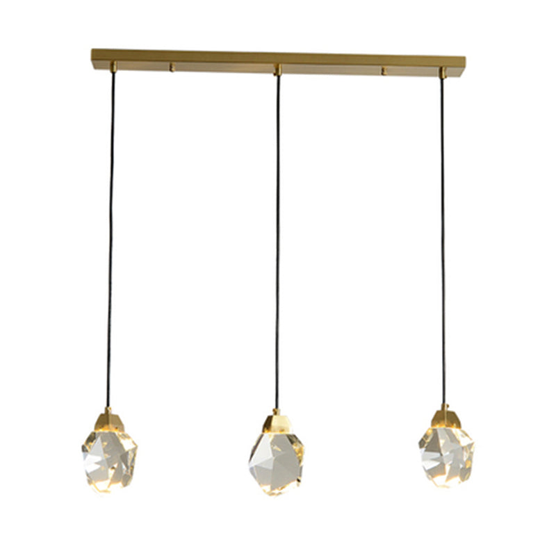 Modern Geometric Pendant Lighting Fixtures Crystal Pendant Lamp