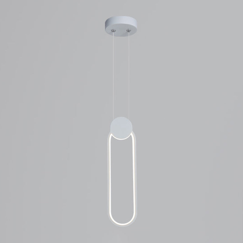 Modern koord opgehangen hangende hanglampen metalen hanglampje