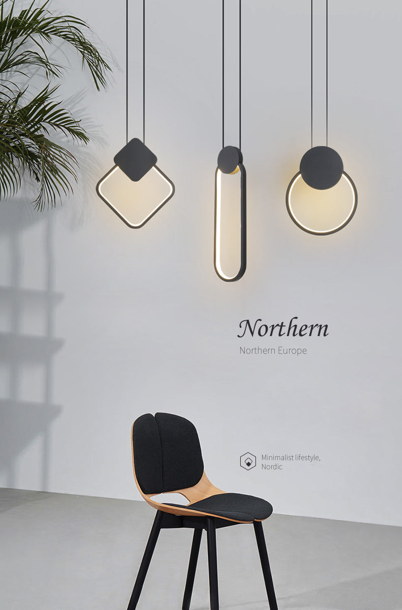 Moderne Kabelhängehänge Anhänger Lichter Metallanhänger Licht