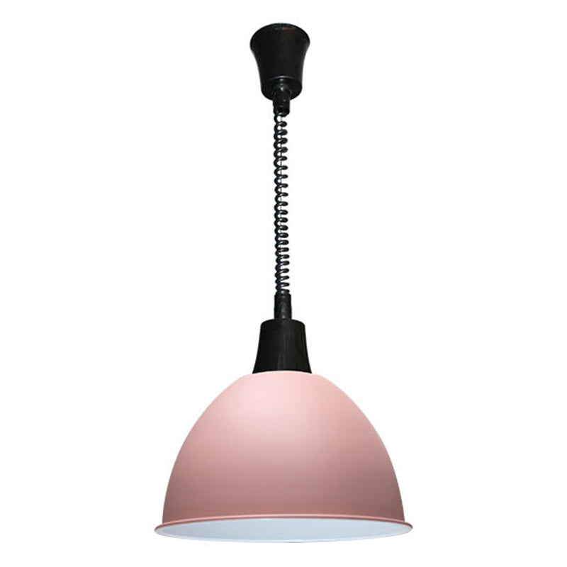 Accesorio de iluminación colgante de domo de metal estilo nórdico lámpara de techo colgante para comedor