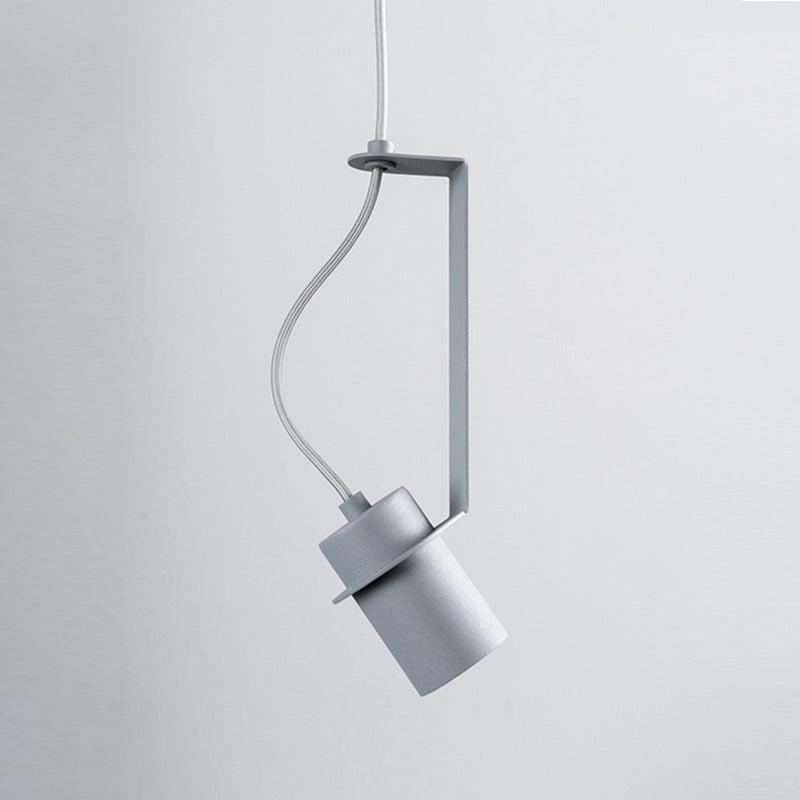 Zylindrischer Anhänger Spotlight Nordic 1 Head Metal Down Lighting Feature für Schlafzimmer