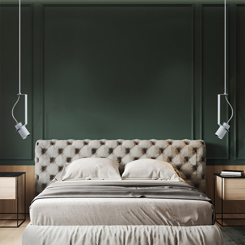 Cilindrische hanger Spotlight Noordse 1 kop metalen verlichting van het verlichtingsarmatuur voor slaapkamer