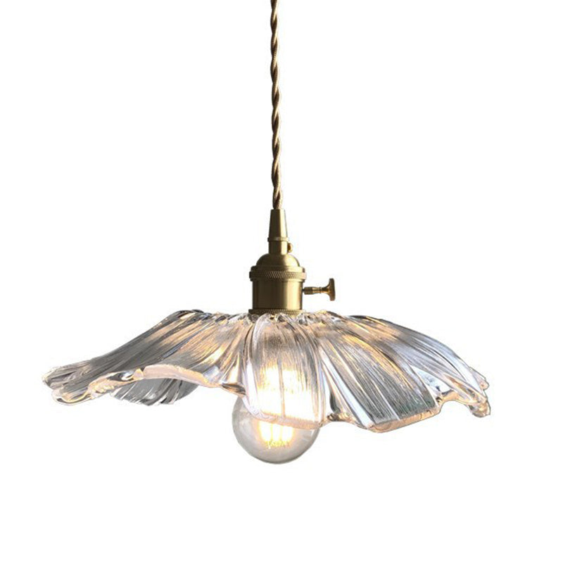 Blumenschlafzimmer Anhänger Beleuchtungsbehandlung Glas zeitgenössische Decke Anhänger Licht