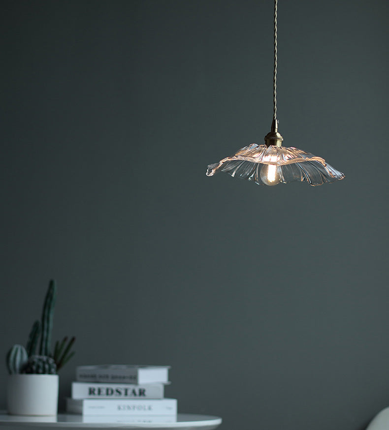 Blumenschlafzimmer Anhänger Beleuchtungsbehandlung Glas zeitgenössische Decke Anhänger Licht