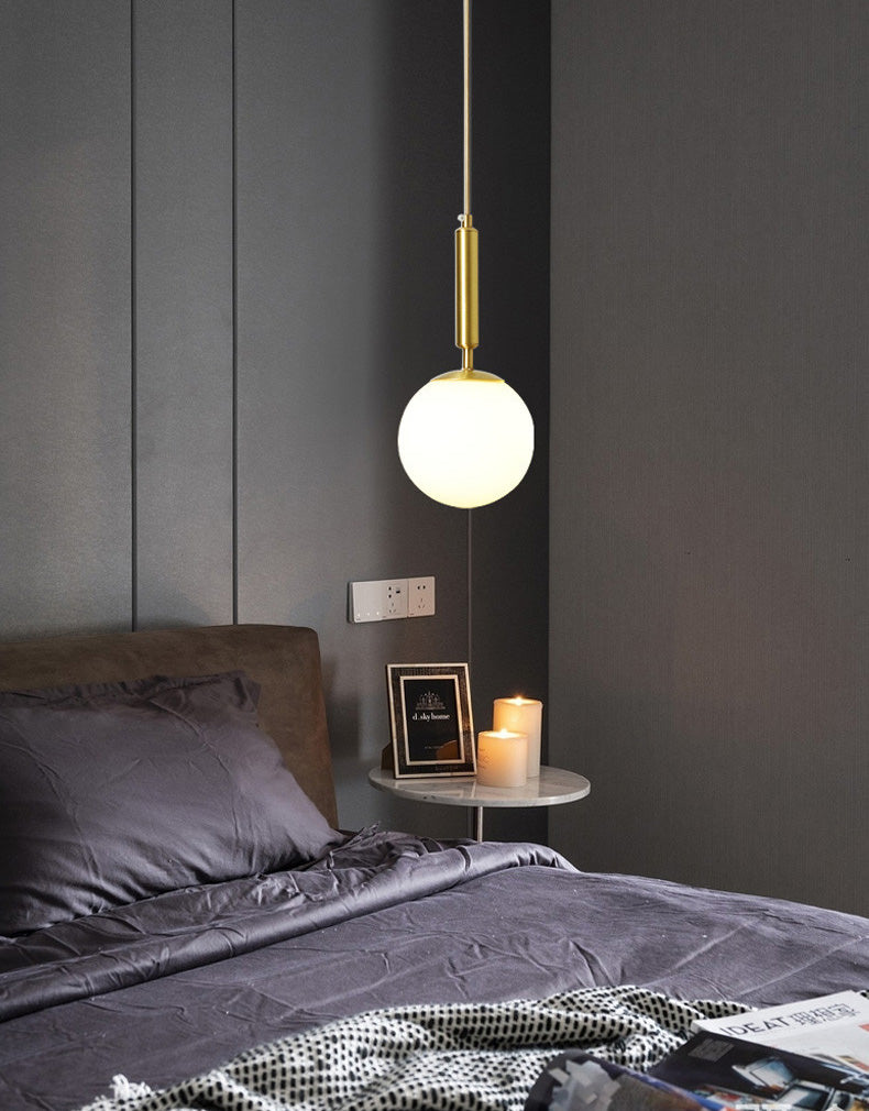 Global Hanging Light Fixtures Modern Glass 1 Light Pendant Lights