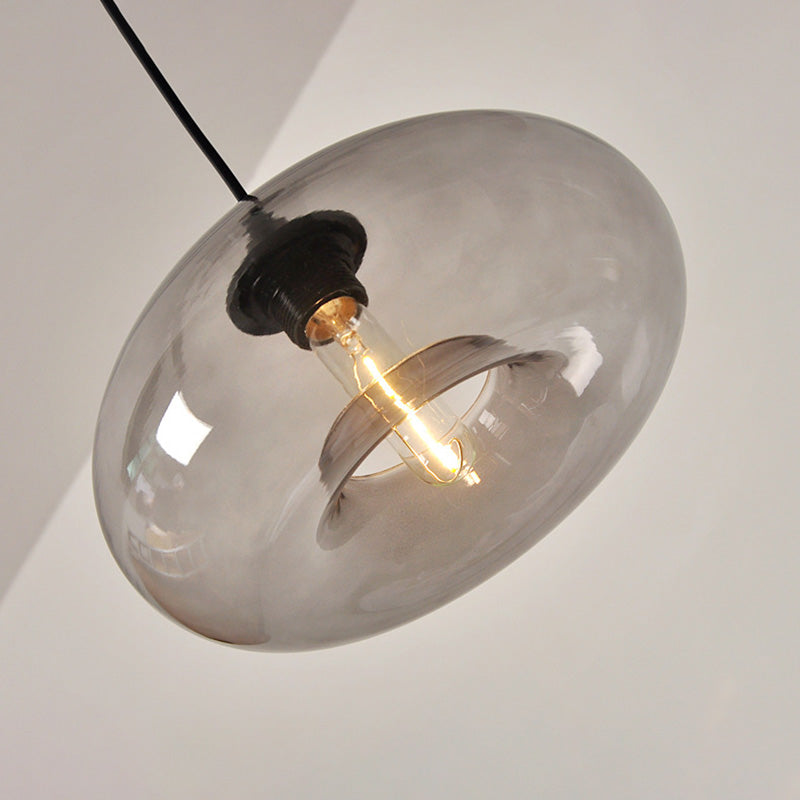 Zeitgenössischer Stil schattierter Anhänger Leuchte Leuchte Glas Esszimmer Anhänger Licht Kit