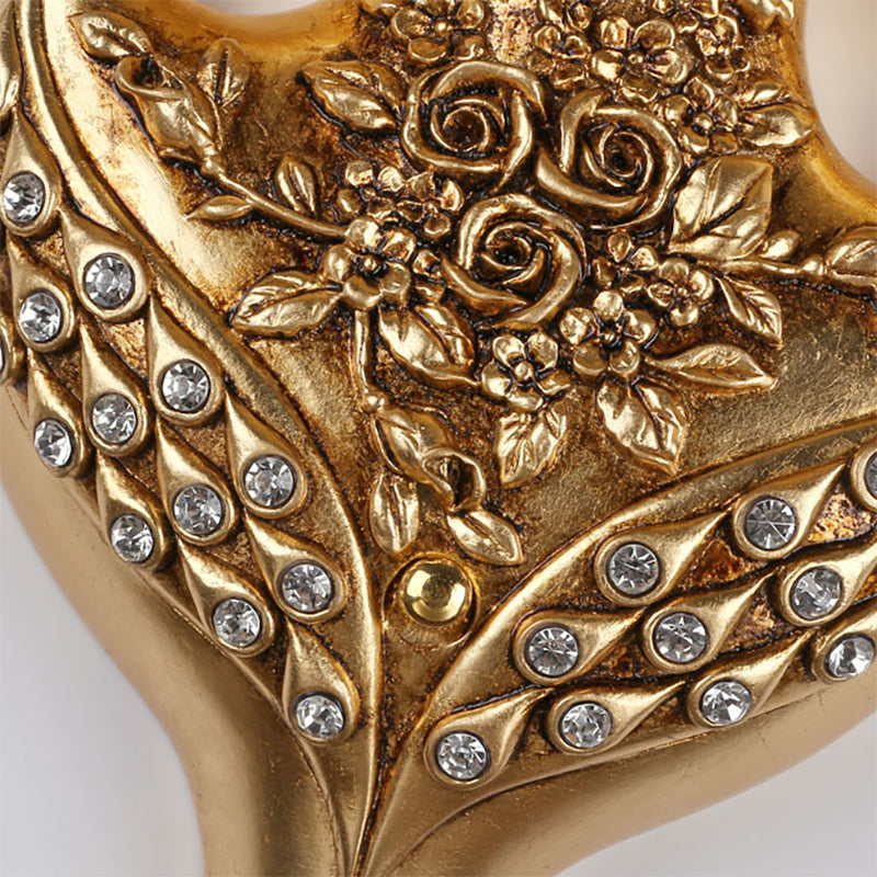 Rustikale Style Glockenwand montiertes Licht 1 hellgelbes Glas und Harzwandlampe mit goldener/weißer Schwan -Rückenplatte