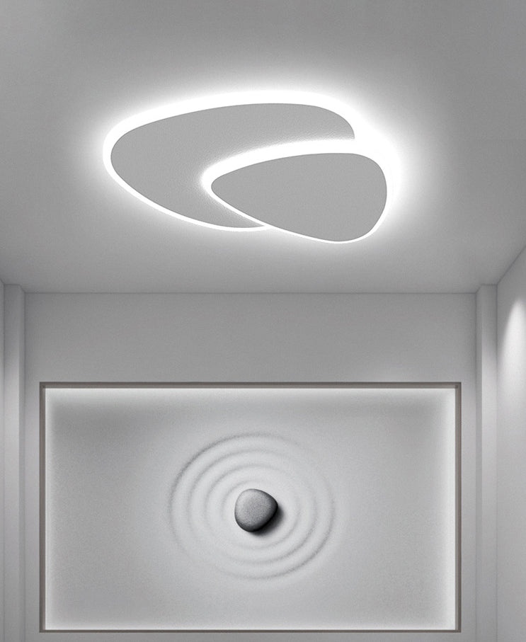 Stone Flush Mount Light Fixtures Acrylic Minimalist Flush Mount Ceiling Light for Bedroom
