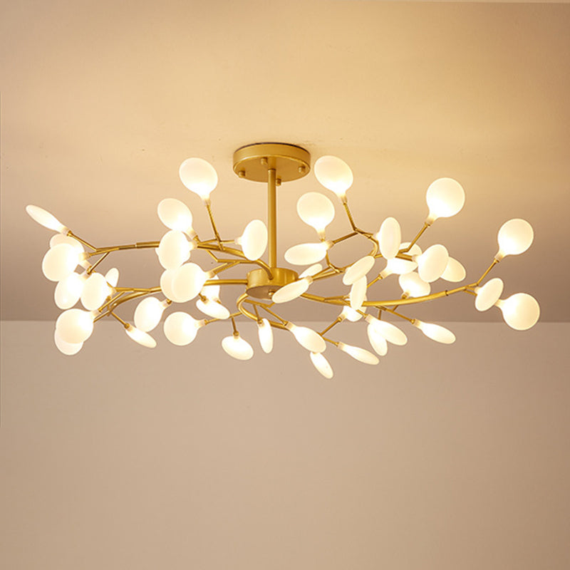 Lámparas de lámpara de rociado Luz de colgante de estilo minimalista moderno con sombra acrílica para sala de estar