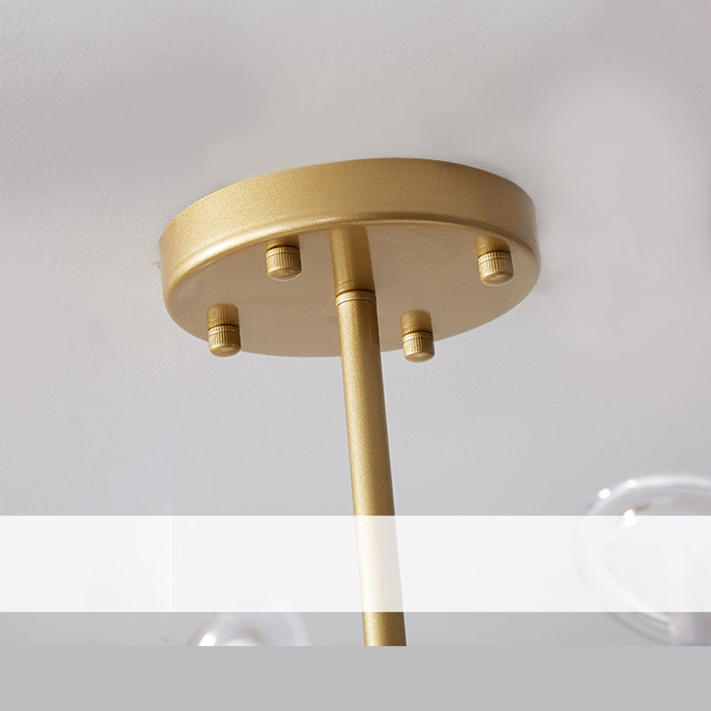 Lámparas de lámpara de rociado Luz de colgante de estilo minimalista moderno con sombra acrílica para sala de estar