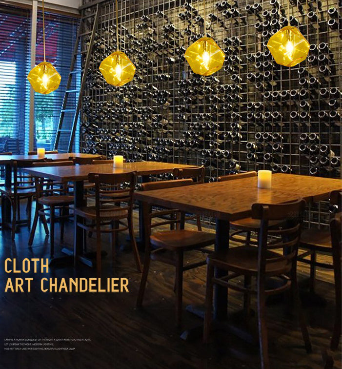 1 léger léger pendentif léger moderne lampe en verre soufflé à la main moderne pour table à manger