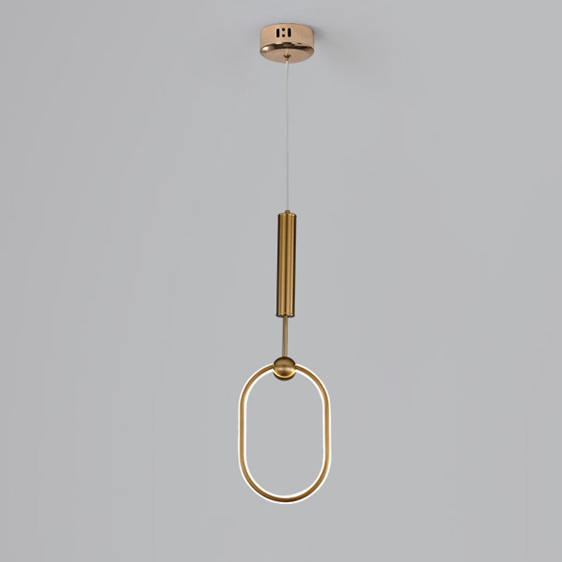 Moderner minimalistischer Stil hängender Anhänger Lichter Metal 1 Licht Anhänger Lichter für Wohnzimmer