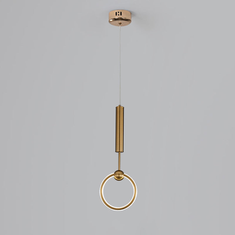 Moderner minimalistischer Stil hängender Anhänger Lichter Metal 1 Licht Anhänger Lichter für Wohnzimmer