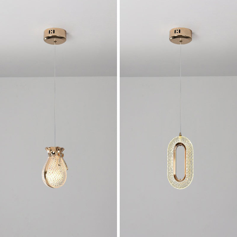 Moderner minimalistischer Stil hängender Anhänger Lichter Metal 1 Licht Anhänger Lichter für Wohnzimmer
