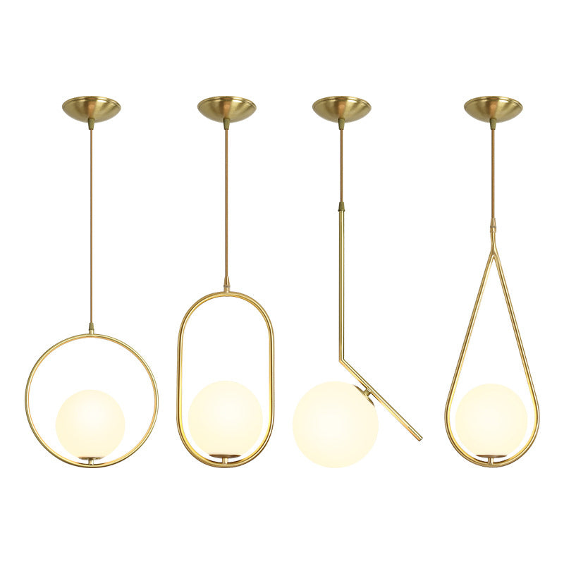 1 clair plafonnier suspendu moderne plafonnier en verre blanc moderne avec cordon suspendu pour restaurant