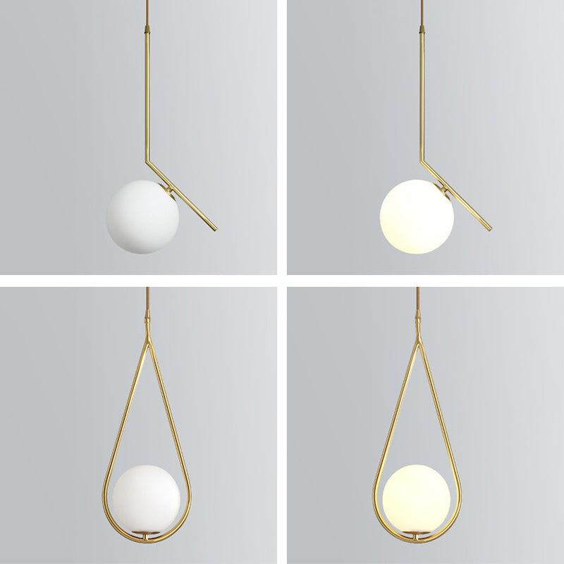 1 clair plafonnier suspendu moderne plafonnier en verre blanc moderne avec cordon suspendu pour restaurant