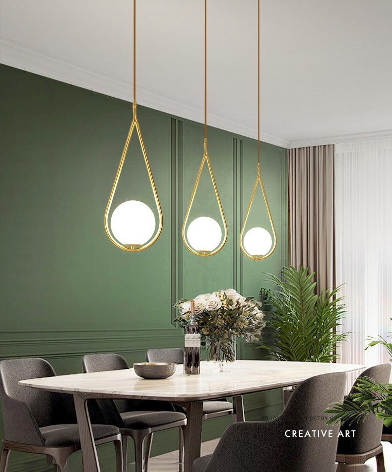 1 clair plafonnier suspendu moderne plafonnier en verre blanc moderne avec cordon suspendu pour restaurant