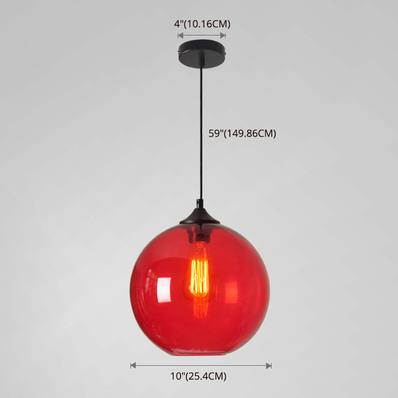 1 Globe lumineux suspension de plafond peinnes