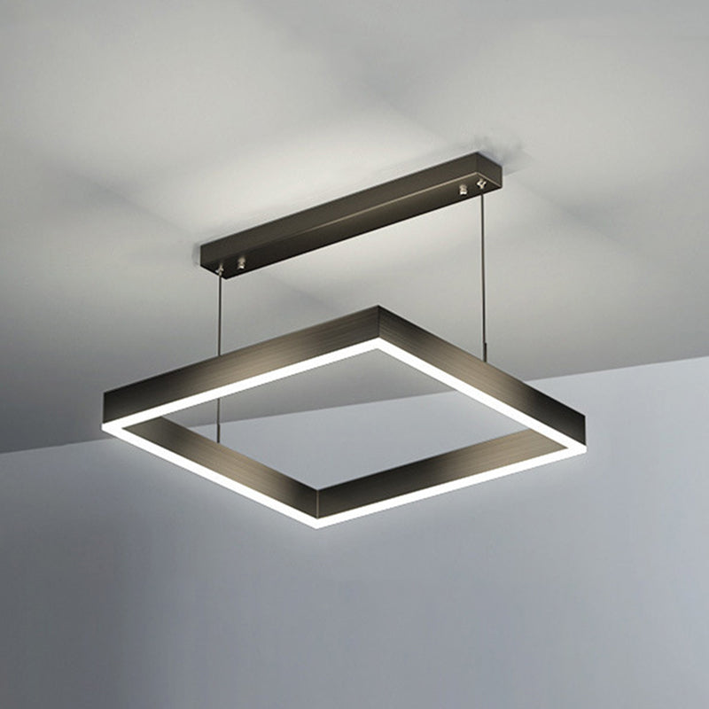 Iluminación de colgante estructurado negro mate lámpara de led metal para sala de estar para sala de estar