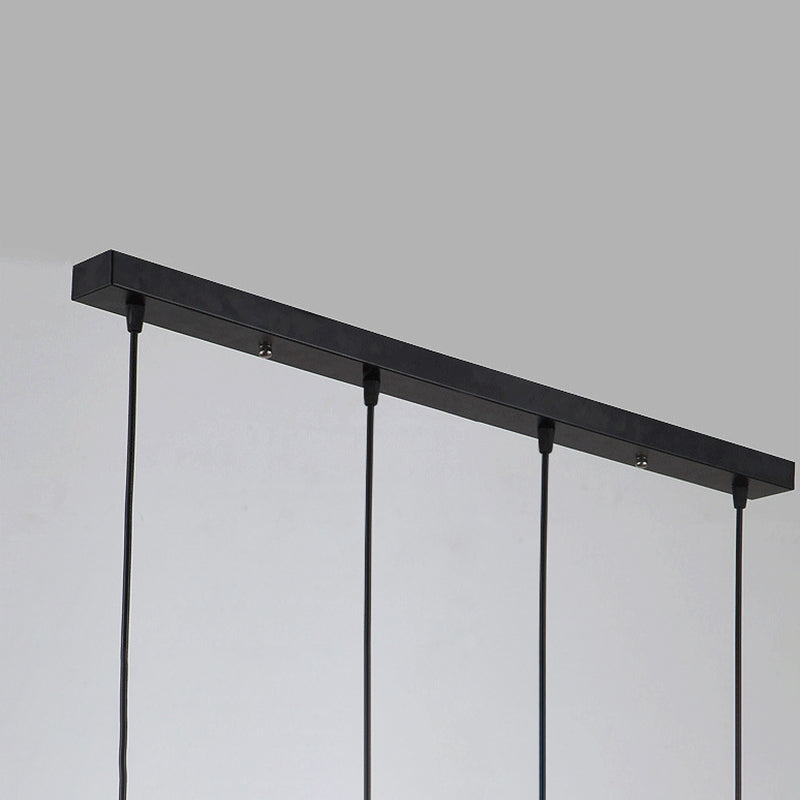 Luci a sospensione sospesa Vintage Style Industrial Style1 Pendanti leggeri con tonalità di vetro per camera da letto