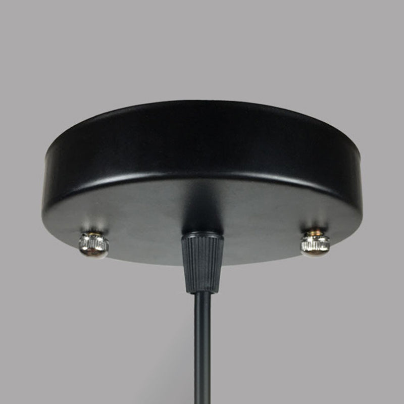 1-Light Cage Shade Pendant Light Vintage Industrial Style Metal Pendant Light for Dinning Room