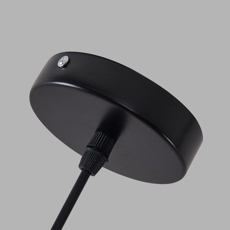 Contemporary Style Drum Crystal Hanging Lamp 1-Light Simplicity Bedside Mini Lighting Pendant