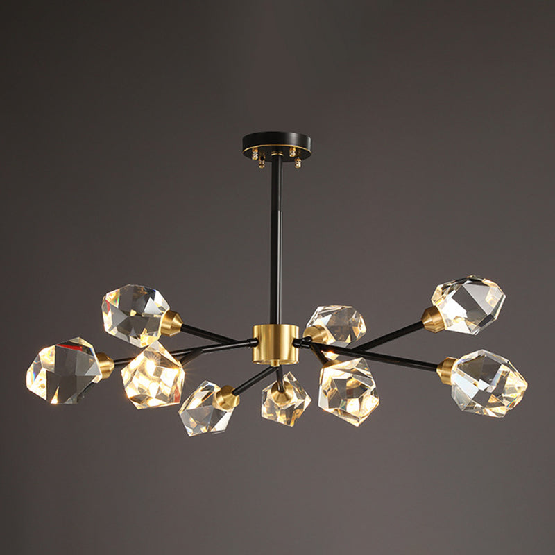 Modern Minimalist Style Spray Hanging Pendant Lights Crystal Pendant Lamp for Living Room