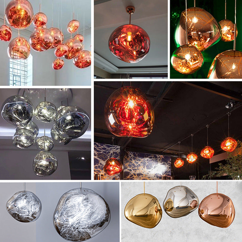 Lava Globe Hanging Light Novel minimalistische Acryl 1-Licht-Anhänger für das Restaurant