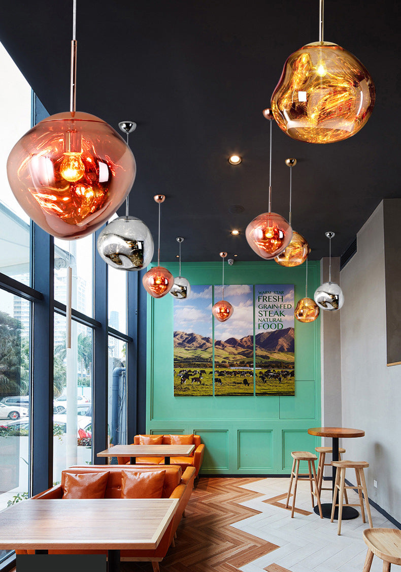 Lava Globe Hanging Light Novel minimalistische Acryl 1-Licht-Anhänger für das Restaurant